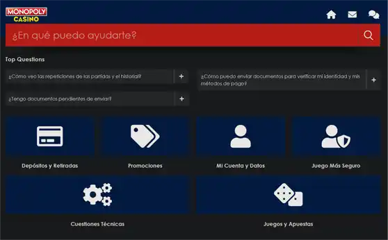 Registro Monopoly Casino
